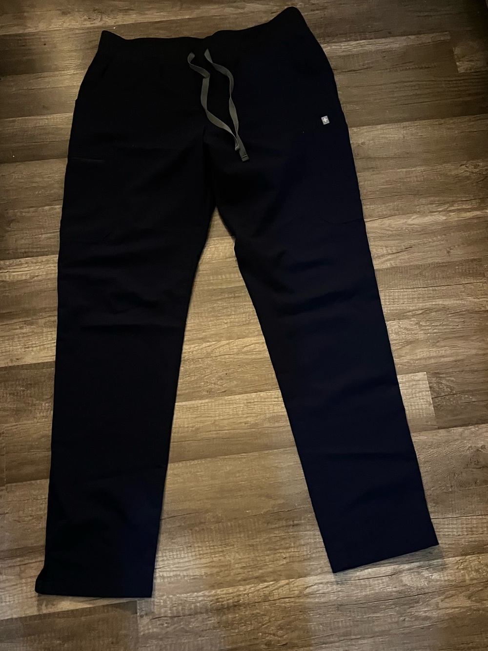 Figs Black Drawstring Sweatpants